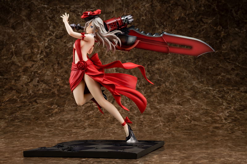 God Eater 1/7 Scale Pre-Painted Figure: Alisa Ilinichina Amiella Crimson Anniversary Dress Ver. image 5