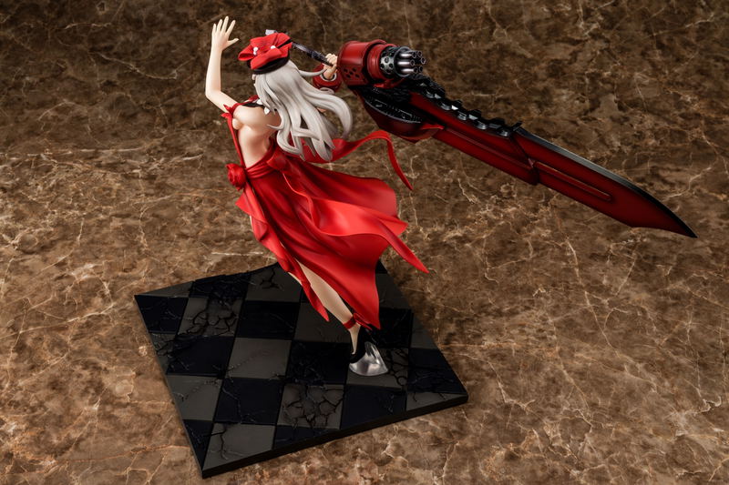 God Eater 1/7 Scale Pre-Painted Figure: Alisa Ilinichina Amiella Crimson Anniversary Dress Ver. image 8