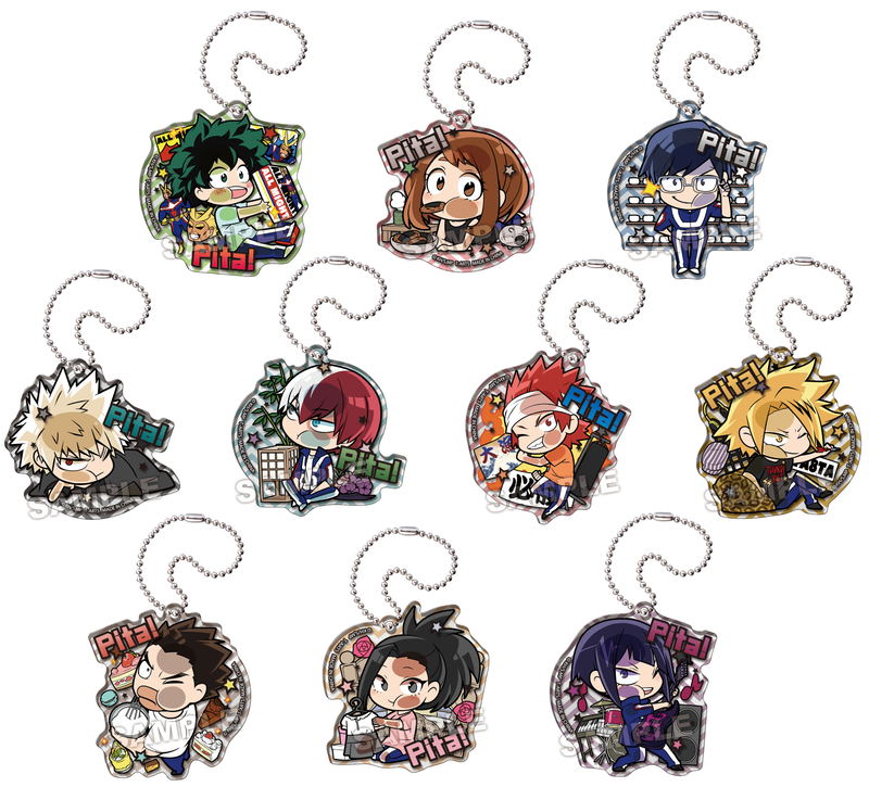 Pita! Deforme My Hero Academia UA Dorm Acrylic Keychain (Set of 10 pieces) image 1