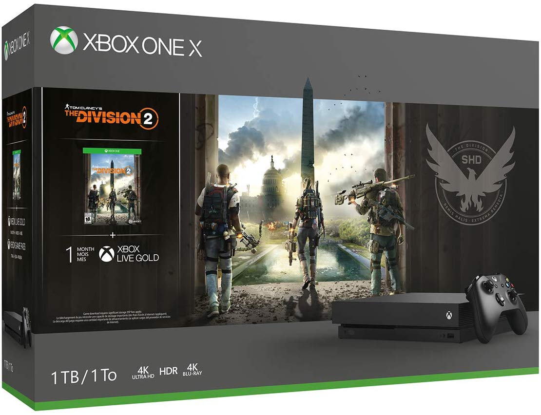 Xbox One X 1TB (Tom Clancy's The Division 2 Bundle)