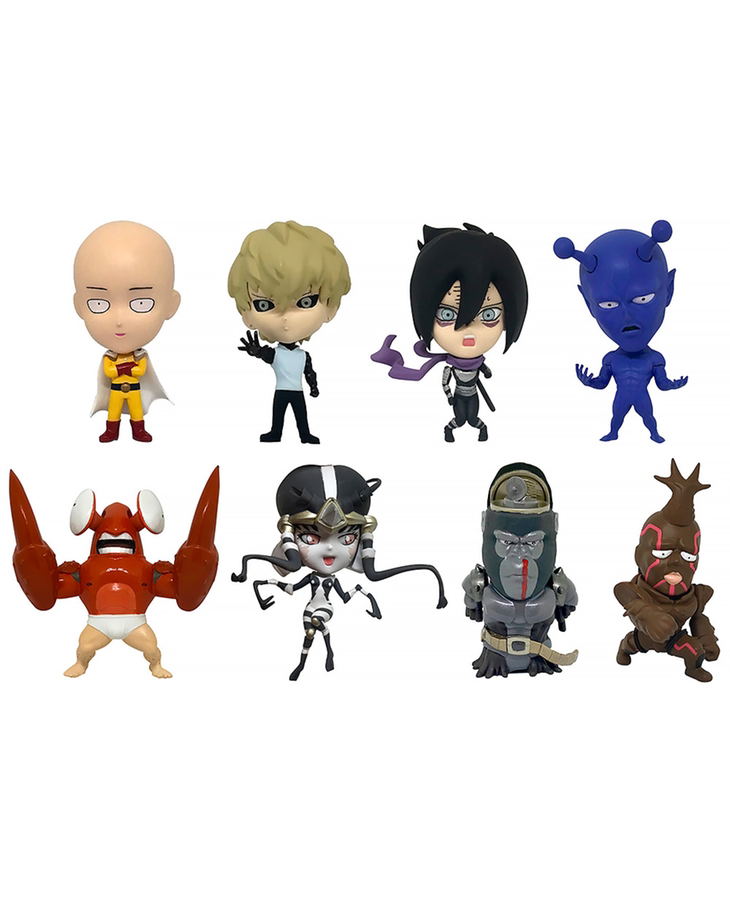 16d Collectible Figure Collection: One Punch Man Vol. 1 (Set of 8 pieces) image 1