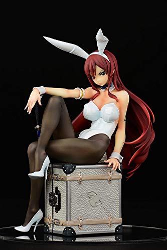 Fairy Tail 1/6 Scale Pre-Painted Figure: Erza Scarlet Bunny Girl Style / Type White image 1