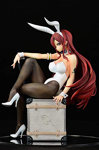 Fairy Tail 1/6 Scale Pre-Painted Figure: Erza Scarlet Bunny Girl Style / Type White image 3