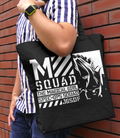 Magical Girl Spec-Ops Asuka Large Tote Bag Black thumbnail 2