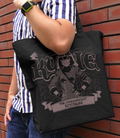 The Magnificent Kotobuki - Kylie Large Tote Bag Black thumbnail 2