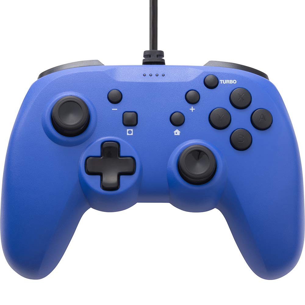 CYBER · Gyro Controller Light Wired Type (Blue) for Nintendo Switch