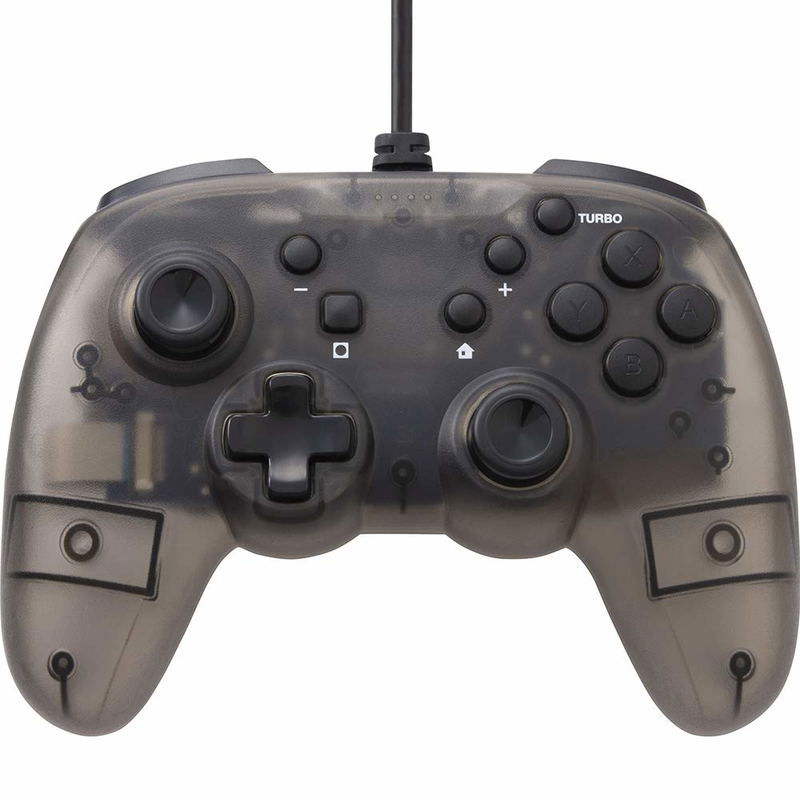 Cyber Gadget Gyro Controller Light Wired Type (Clear Black) image 1