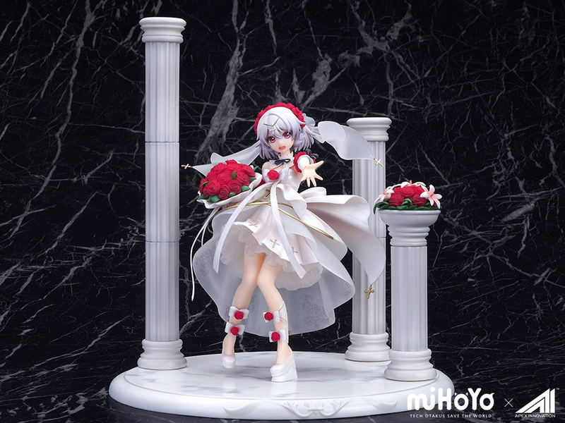 Houkai 3rd 1/8 Scale Pre-Painted Figure: Theresa Apocalypse Rosy Bridesmaid Ver. image 1