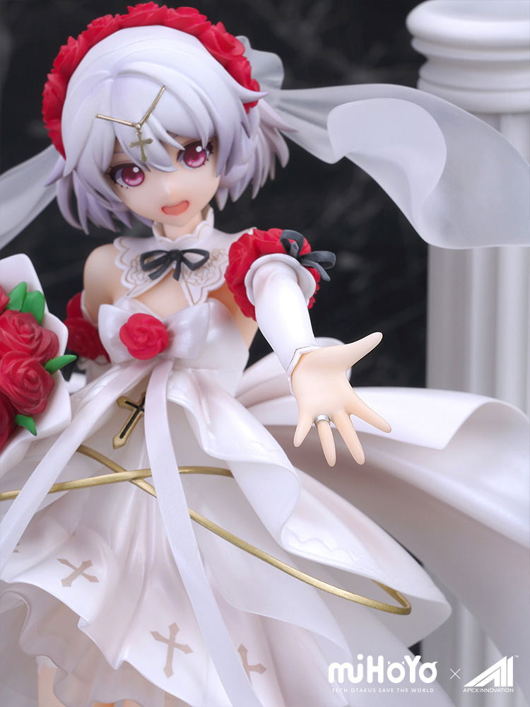 Houkai 3rd 1/8 Scale Pre-Painted Figure: Theresa Apocalypse Rosy Bridesmaid Ver. image 10