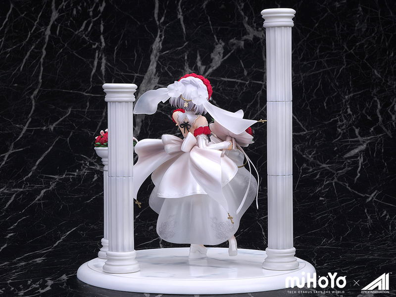 Houkai 3rd 1/8 Scale Pre-Painted Figure: Theresa Apocalypse Rosy Bridesmaid Ver. image 3