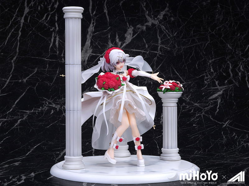 Houkai 3rd 1/8 Scale Pre-Painted Figure: Theresa Apocalypse Rosy Bridesmaid Ver. image 4