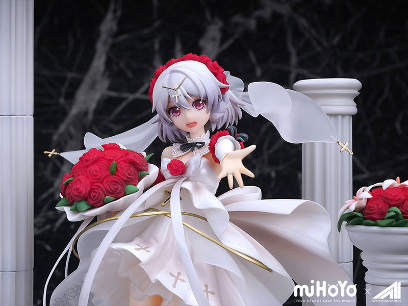 Houkai 3rd 1/8 Scale Pre-Painted Figure: Theresa Apocalypse Rosy Bridesmaid Ver. image 5