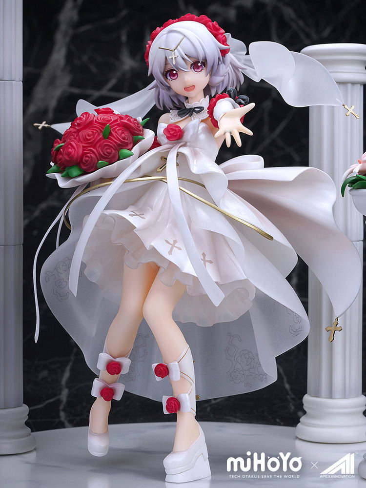 Houkai 3rd 1/8 Scale Pre-Painted Figure: Theresa Apocalypse Rosy Bridesmaid Ver. image 6