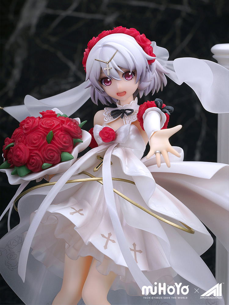 Houkai 3rd 1/8 Scale Pre-Painted Figure: Theresa Apocalypse Rosy Bridesmaid Ver. image 7