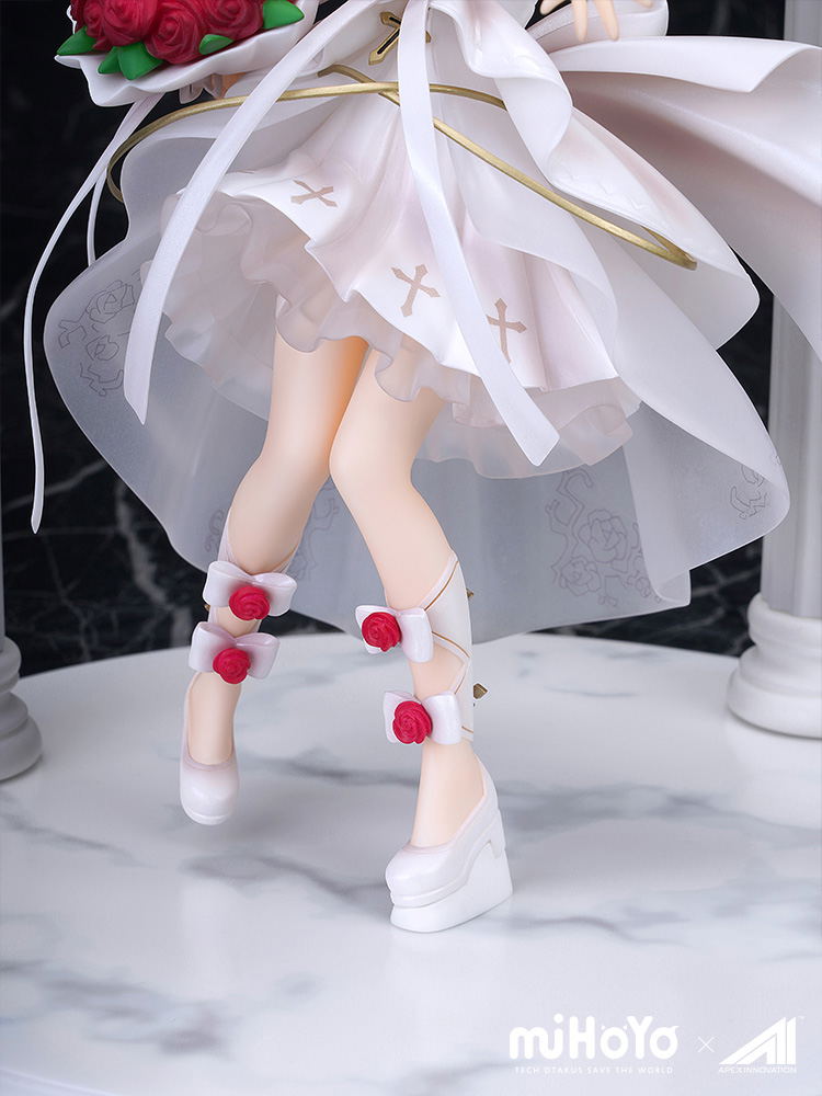 Houkai 3rd 1/8 Scale Pre-Painted Figure: Theresa Apocalypse Rosy Bridesmaid Ver. image 9