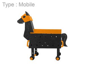 Love Toys Vol. 3 1/12 Scale Model Kit: Wooden Horse Halloween Ver.