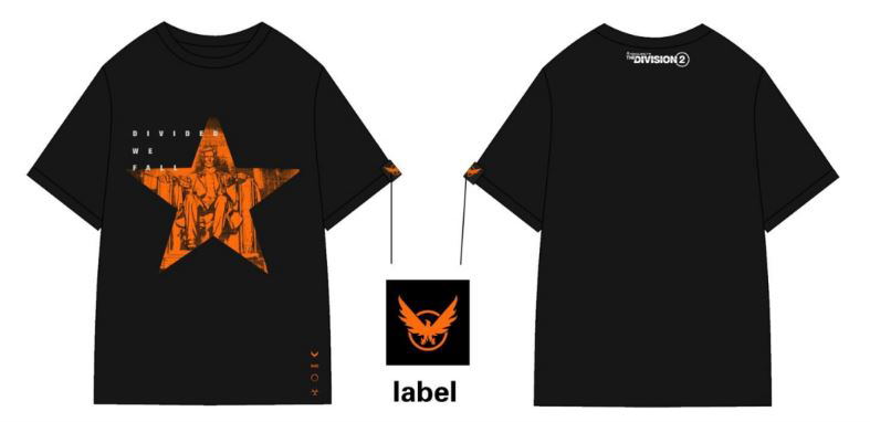 Tom Clancy's The Division 2 Lincoln T-shirt (M Size) image 1