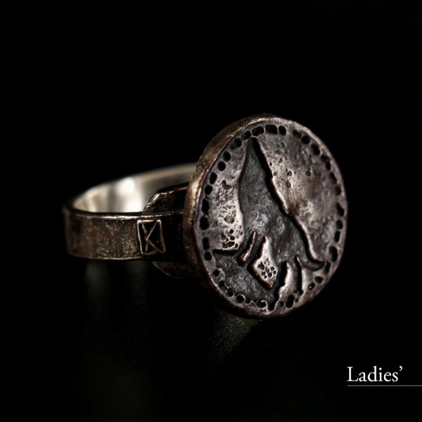 Dark Souls × TORCH TORCH Ring Collection: Wolf Ladies Ring (M Size) image 2