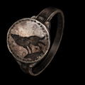 Dark Souls × TORCH TORCH Ring Collection: Wolf Ladies Ring (M Size) thumbnail 6