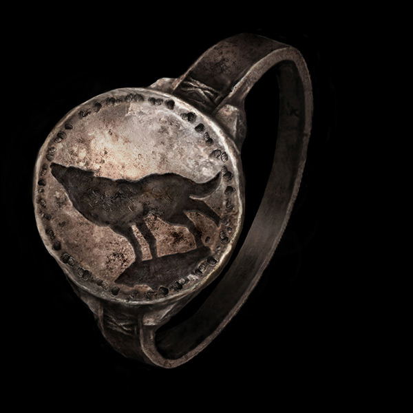 Dark Souls × TORCH TORCH Ring Collection: Wolf Ladies Ring (M Size) image 6