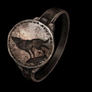 Dark Souls × TORCH TORCH Ring Collection: Wolf Men's Ring (L Size)