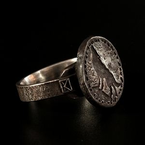 Dark Souls × TORCH TORCH Ring Collection: Wolf Men's Ring (M Size)