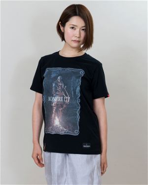 Dark Souls x Torch Torch - Bonfire Lit T-shirt Black (S Size)
