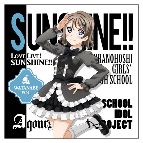 Love Live! Sunshine!! - You Watanabe Cushion Cover Gothic Lolita Ver. image 1