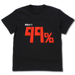 Mob Psycho 100 II - Explosion Limit 99% T-shirt Black (L Size)_