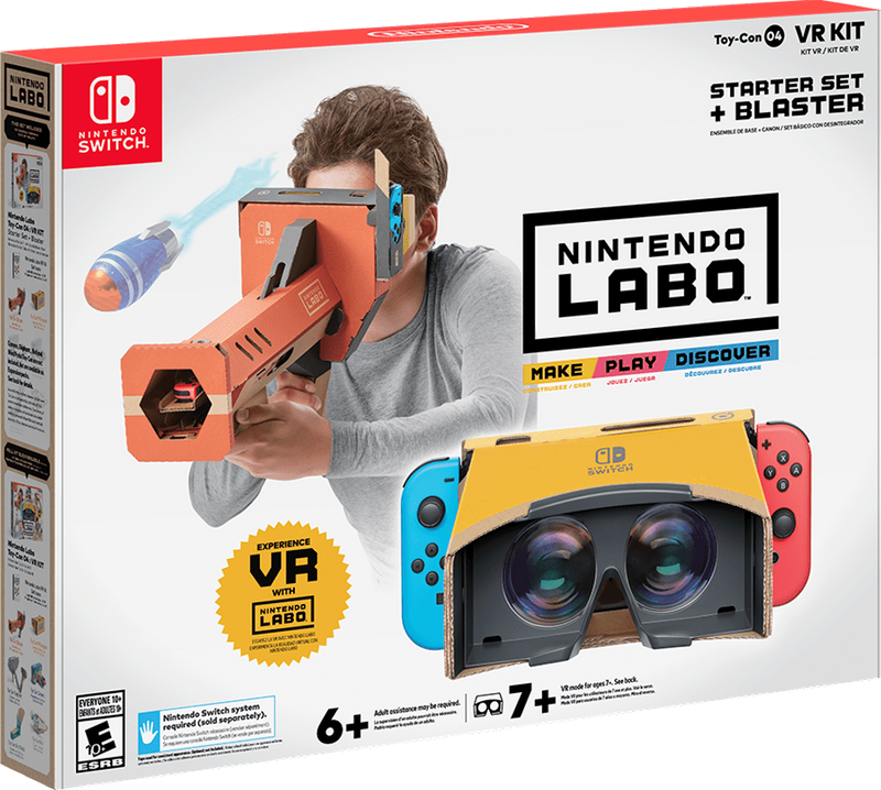 Nintendo Labo Toy Con 04 VR Kit Starter Set Blaster for