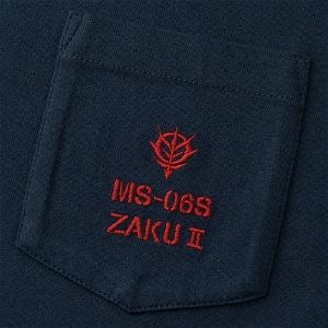 UT Mobile Suit Gundam 40th Anniversary - MS-06S Zaku II T-shirt Navy (XL Size)