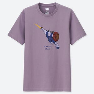 UT Mobile Suit Gundam 40th Anniversary - YMS-15 Gyan T-shirt Purple (S Size)_