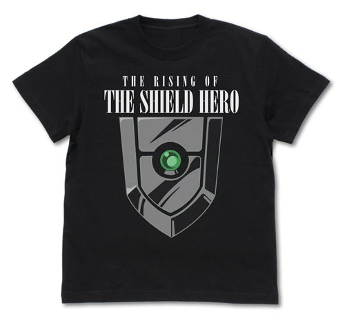 The Rising Of The Shield Hero - Small Shield Luminous T-shirt Black (S Size) image 1