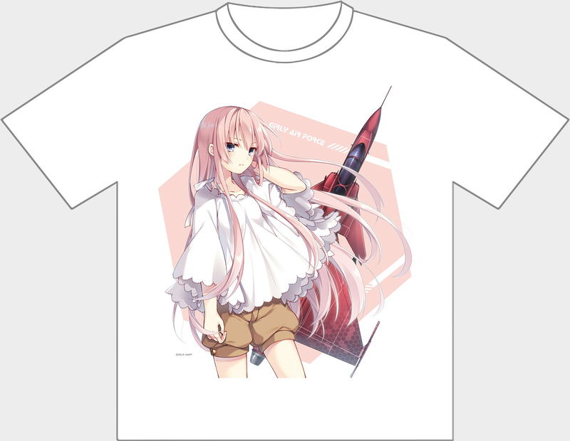 Girly Air Force T-shirt - Gripen (XL Size) image 1