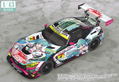 Hatsune Miku GT Project 1/43 Scale Miniature Car: Good Smile Hatsune Miku AMG 2019 Ver. thumbnail 2