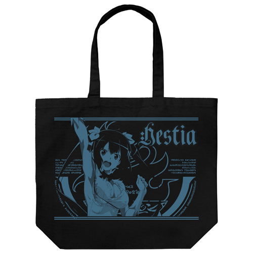 Is It Wrong To Try To Pick Up Girls In A Dungeon? - Arrow Of The Orion Hestia Large Tote Bag Black image 1