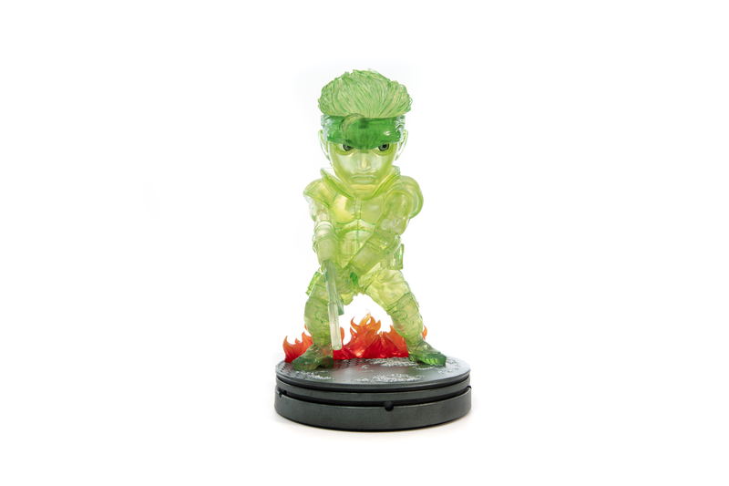 Metal Gear Solid PVC Painted Statue: Solid Snake Stealth Camouflage Neon Green Standard Edition image 1
