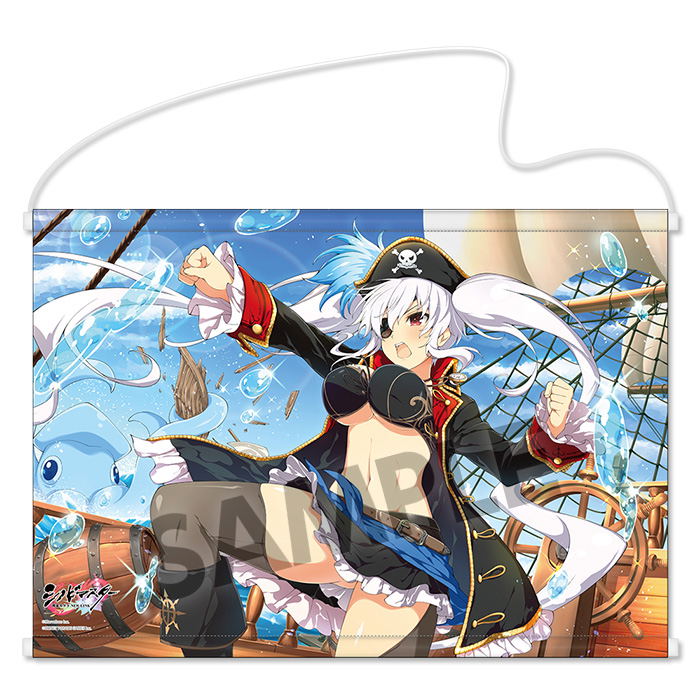 Shinobi Master Senran Kagura New Link B2 Wall Scroll: Yagyu (Pirates) image 1