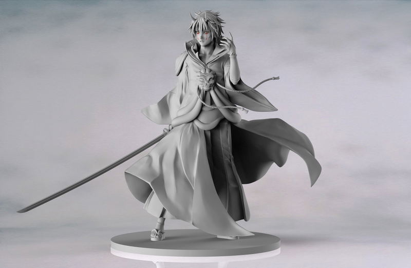 That Time I Got Reincarnated as a Slime 1/7 Scale Unpainted Model Kit: Benimaru image 1