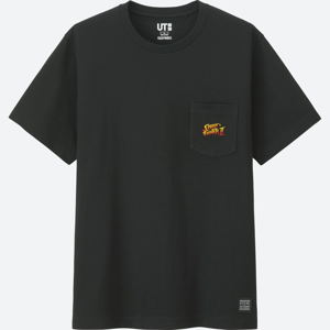 UT Street Fighter - Player Select T-shirt Black (M Size)_