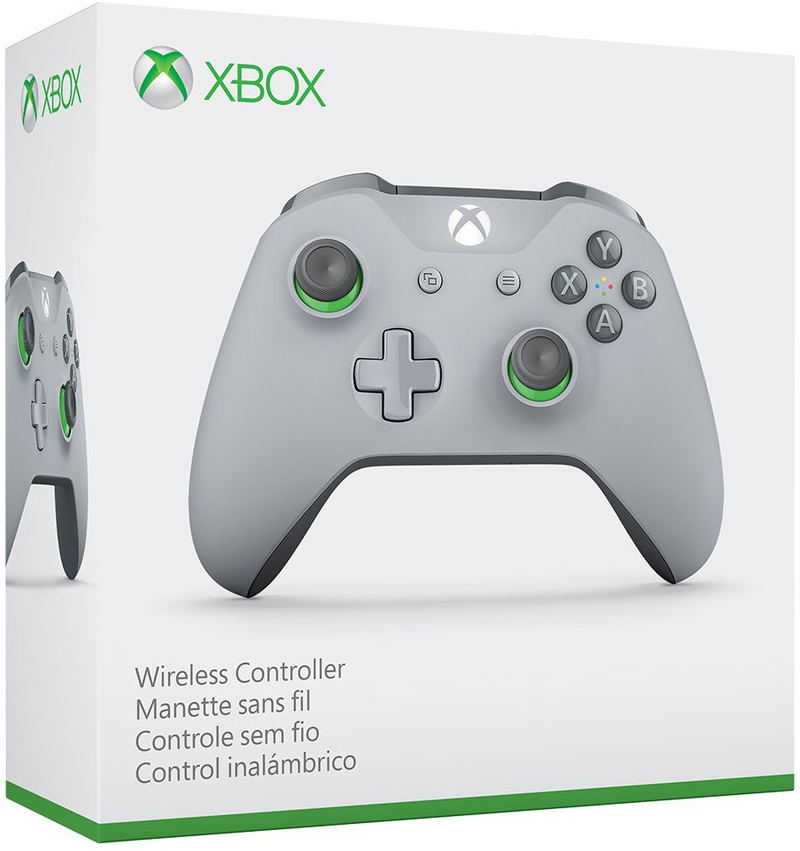 Xbox Wireless Controller (Grey x Green) image 1