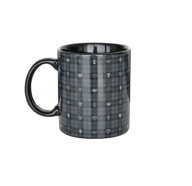 Kingdom Hearts III Mug Cup Dark Monogram Black image 1
