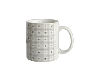 Kingdom Hearts III Mug Cup Light Monogram White