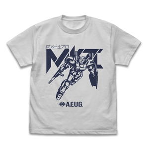 Mobile Suit Zeta Gundam - Gundam Mk-II T-shirt Light Gray (M Size)_