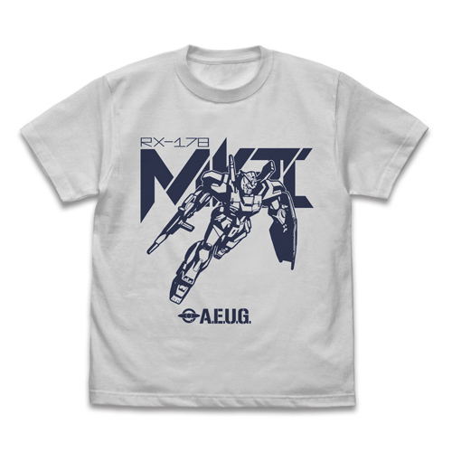 Mobile Suit Zeta Gundam - Gundam Mk-II T-shirt Light Gray (XL Size) image 1
