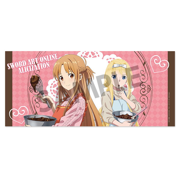 Sword Art Online: Alicization - Microfiber Sports Towel Asuna And Alice Valentine Ver. image 1