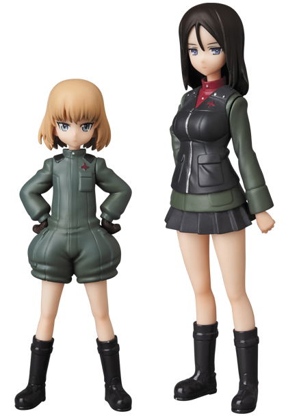 Ultra Detail Figure Girls und Panzer das Finale 1/16 Scale Pre-Painted Figure: Katyusha & Nonna Set image 1