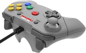 Brawler64 Retro Controller for Nintendo 64 (Gray)