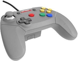 Brawler64 Retro Controller for Nintendo 64 (Gray)