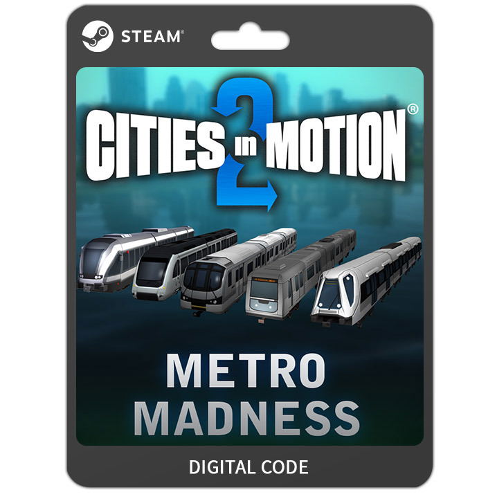 Cities in Motion 2 - Metro Madness (DLC) STEAM DLC digital — Import Game Deal